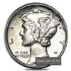 10C Mercury Dime 90% Silver Coin BU
