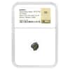 135-37 BC Judaea Hasmonean Kings AE Prutah Widow's Mite Coin NGC