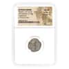 14-37 AD Roman Empire Tiberius AR Denarius Silver Coin NGC Ch VF