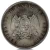 1877-1894 Uruguay 50 Centesimos Silver Coin Avg Circ