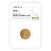 1908 $2.5 Indian Head Quarter Eagle Gold Coin NGC MS 61
