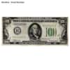 1934 $100 Federal Reserve Note United States Avg Circ