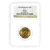 1944 Romania 20 Lei Romanian Kings Gold Coin NGC MS 65