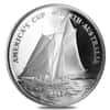 1987 5 oz Samoa America's Cup Silver Proof Coin In Cap