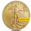 Roll of 50 - 1/10 oz Gold American Eagle $5 Coin BU (Random Year)