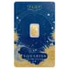 1/2 Gram PAMP Suisse Aquarius Zodiac Gold Bar (in Assay)