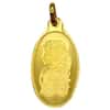 2.5 gram Gold PAMP Suisse Lady Fortuna Oval Pendant .9999 Fine