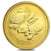 2011 1/20 oz Gold Lunar Year of The Rabbit BU Australia Perth Mint In Cap