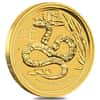 2013 1/10 oz $15 Gold Australian Lunar Year of the Snake (Series II)