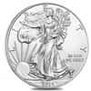 2014-W 1 oz Burnished Silver American Eagle $1 Coin (w/Box & COA)