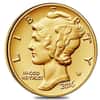 2016-W 1/10 oz Mercury Dime Centennial Gold Coin