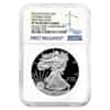 2016-W 1 oz Proof Silver American Eagle NGC PF 70 First Releases - 30th Anniv