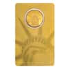 2017 Solomon Islands 1/4 oz Rosland Capital Statue of Liberty Gold Coin