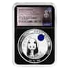 2020 China 2 oz Silver Panda Titanium Blue Moon NGC PF 70 FDOI