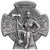 2020 Isle of Man 3 oz Antiqued Silver Boudica Warrior Queen Coin
