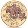 2023 10 oz Proof Gold Jewelled Snake Coin Perth Mint (w/Diamonds)