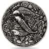 2023 2 Kilo Koi Fish Antiqued Silver Coin Australian Perth Mint