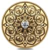 2023 Canada 1 oz Proof Gold De Beers Ideal Heart Diamond Coin