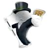 2023 Samoa 3 oz Silver Mr Monopoly Shaped Coin .999 Fine