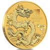 Lot of 20 - 2024 1/10 oz Gold Lunar Dragon BU Australia Perth Mint