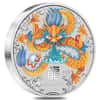 2024 1 Kilo Colorized Silver Lunar Dragon BU Perth Mint