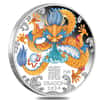 2024 1 oz Proof Colorized Silver Lunar Dragon Perth Mint