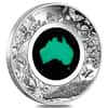 2024 1 oz Proof Silver Great Southern Land Chrysoprase Coin Perth Mint
