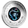 2024 1 oz Proof Silver Lunar Dragon Opal Coin Australian Perth Mint