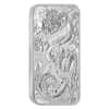 2024 1 oz Silver Australian Dragon Coin Bar $1 BU