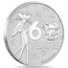 Roll of 20 - 2024 1 oz Tuvalu Pink Panther 60th Ann. Silver Coin BU