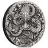 2024 2 oz Antiqued Silver Lunar Dragon Australian Perth Mint