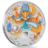 2024 2 oz Colorized Silver Lunar Dragon BU Perth Mint