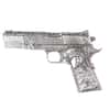 2024 Chad 2 oz Silver .45 Caliber Pistol Handgun Antiqued Shaped Coin .999 Fine