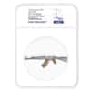 2024 Chad 2 oz Silver Assault Rifle Gilded NGC MS 70 ER One of First 100