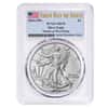 Box of 20 - 2024 (W) 1 oz Silver American Eagle PCGS MS 70 FDOI Flag