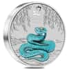 2025 1 Kilo Colorized Silver Lunar Snake BU Perth Mint