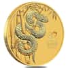 2025 1 oz Gold Lunar Snake BU Australian Perth Mint