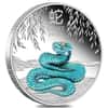 2025 1 oz Proof Colorized Silver Lunar Snake Perth Mint
