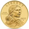 2025-W 1/2 oz Sacagawea Dollar Proof Gold Coin 25th Ann (w/Box & COA)