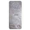 20 oz Johnson Matthey Silver Bar .999+ Fine (Stamps on Flat Reverse, w/ Hallmark)