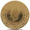 250 Kurush Turkey Ataturk Wreath Gold Coin AU/BU (Random Year)