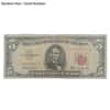 $5 Bill Legal Tender Currency Star Note Red Seal Avg Circ (Random Year)