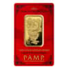 Box of 25 2024 1 Oz Pamp Suisse Lunar Dragon Gold Bar in Assay