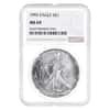 1992 1 oz Silver American Eagle $1 Coin NGC MS 69