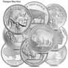Silver at Spot - Tube of 20 - 1 oz Buffalo Silver Round .999 Fine (Random Design)