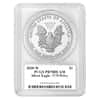 2020-W V75 Privy 1 oz Proof Silver American Eagle End of WWII 75th Anniv PCGS PF 70 (Iwo Jima Label)