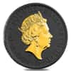 2020 Great Britain 1 oz Silver Britannia Coin .999 Fine Black Ruthenium 24K Gold Edition (w/Box & COA)