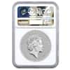 2020 Great Britain 2 oz Silver Queen's Beasts White Lion of Mortimer Coin NGC MS 69 FDOI