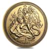 1 oz Isle of Man Proof/BU Gold Angel Coin (Random Year)