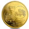 1987 1 oz Chinese Gold Panda Sino-American Friendship Proof Medal - New Orleans (In Cap, Sealed)
